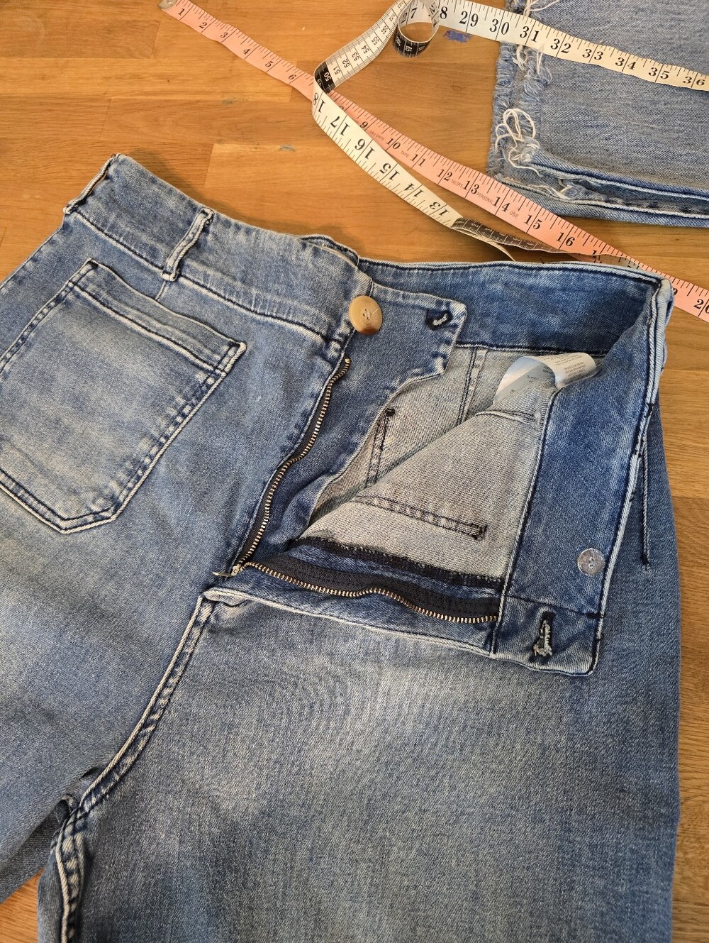 Maeve The Colette Crop High-Rise Wide-Leg Jean 33 Anthropologie Denim - Picture 9 of 12